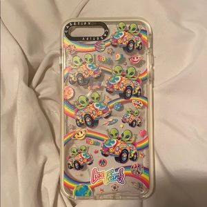 Casetify iPhone 8+ limited edition Lisa Frank case